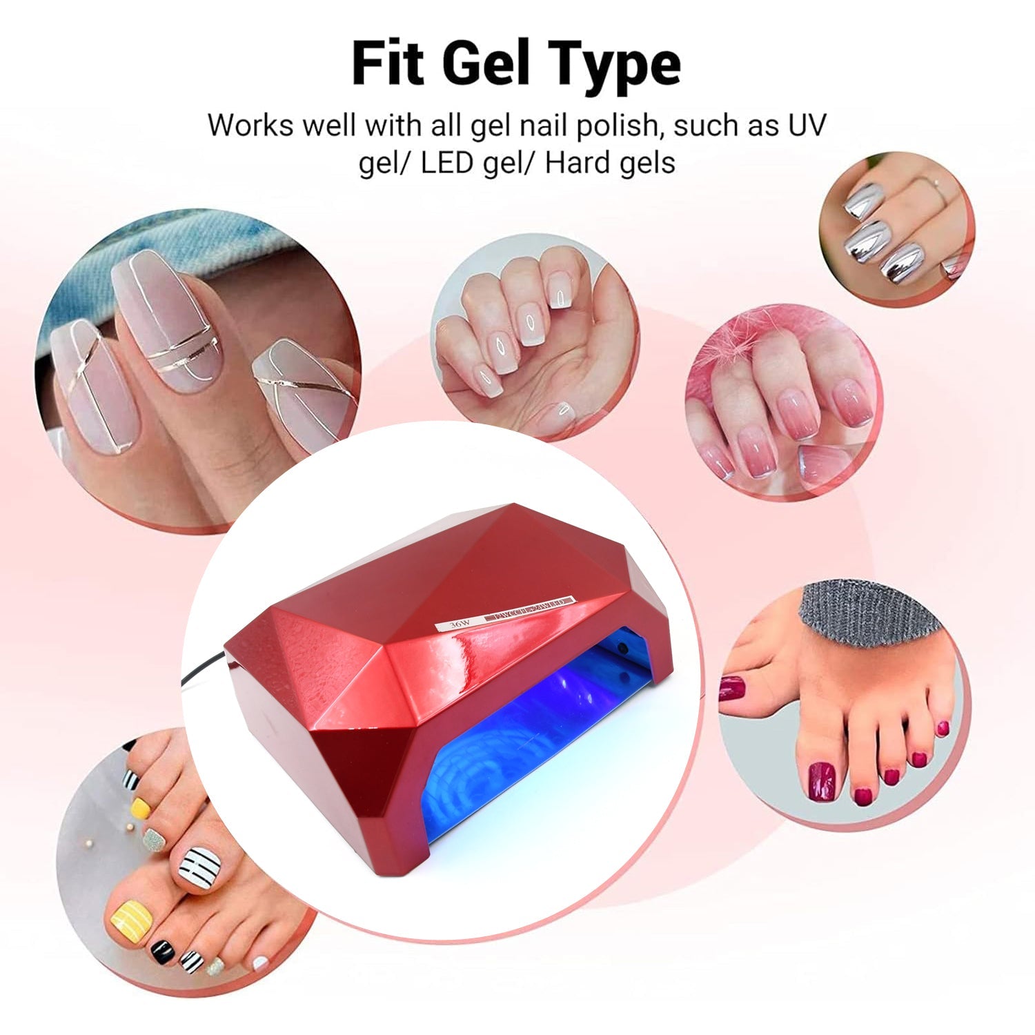 QuickDry 36W LED Nail Lamp QuickDry 36W LED Nail Lamp